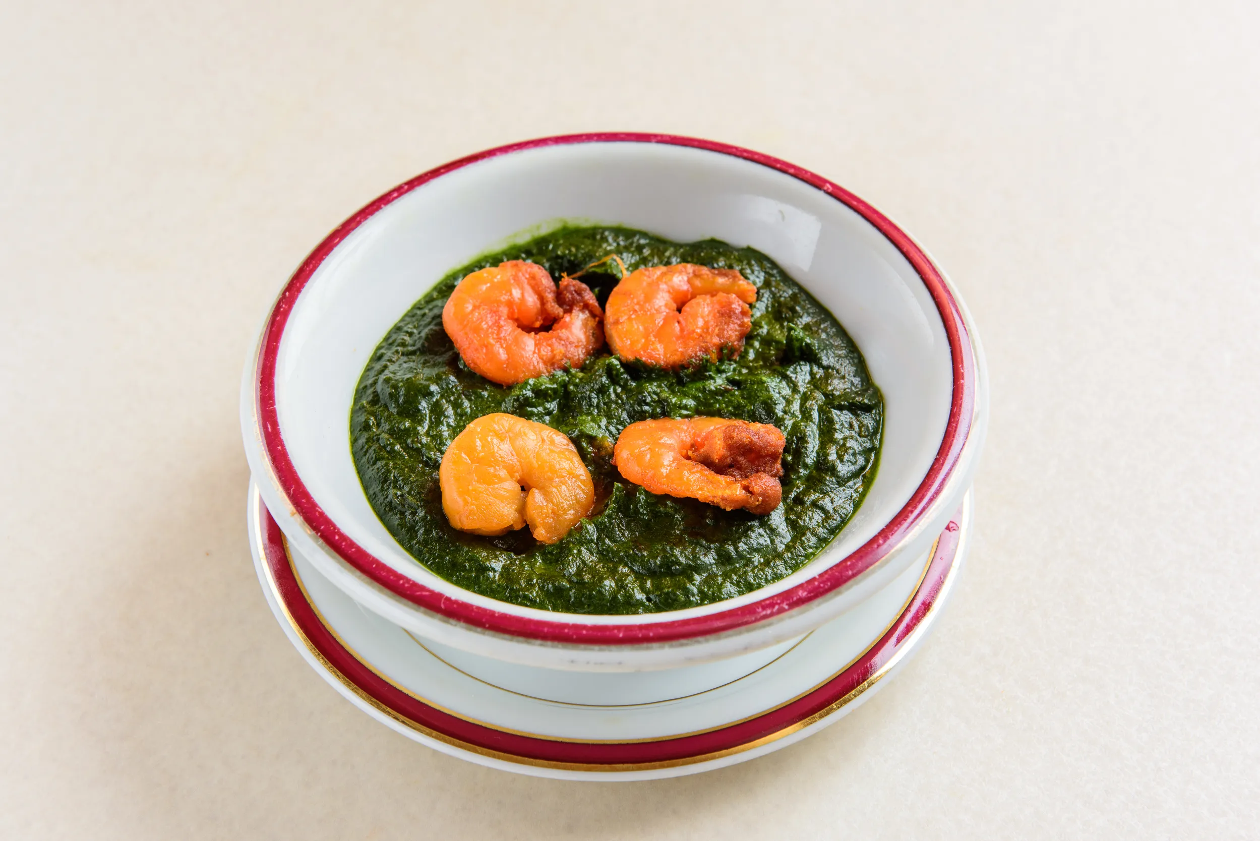 ほうれん草エビカレー