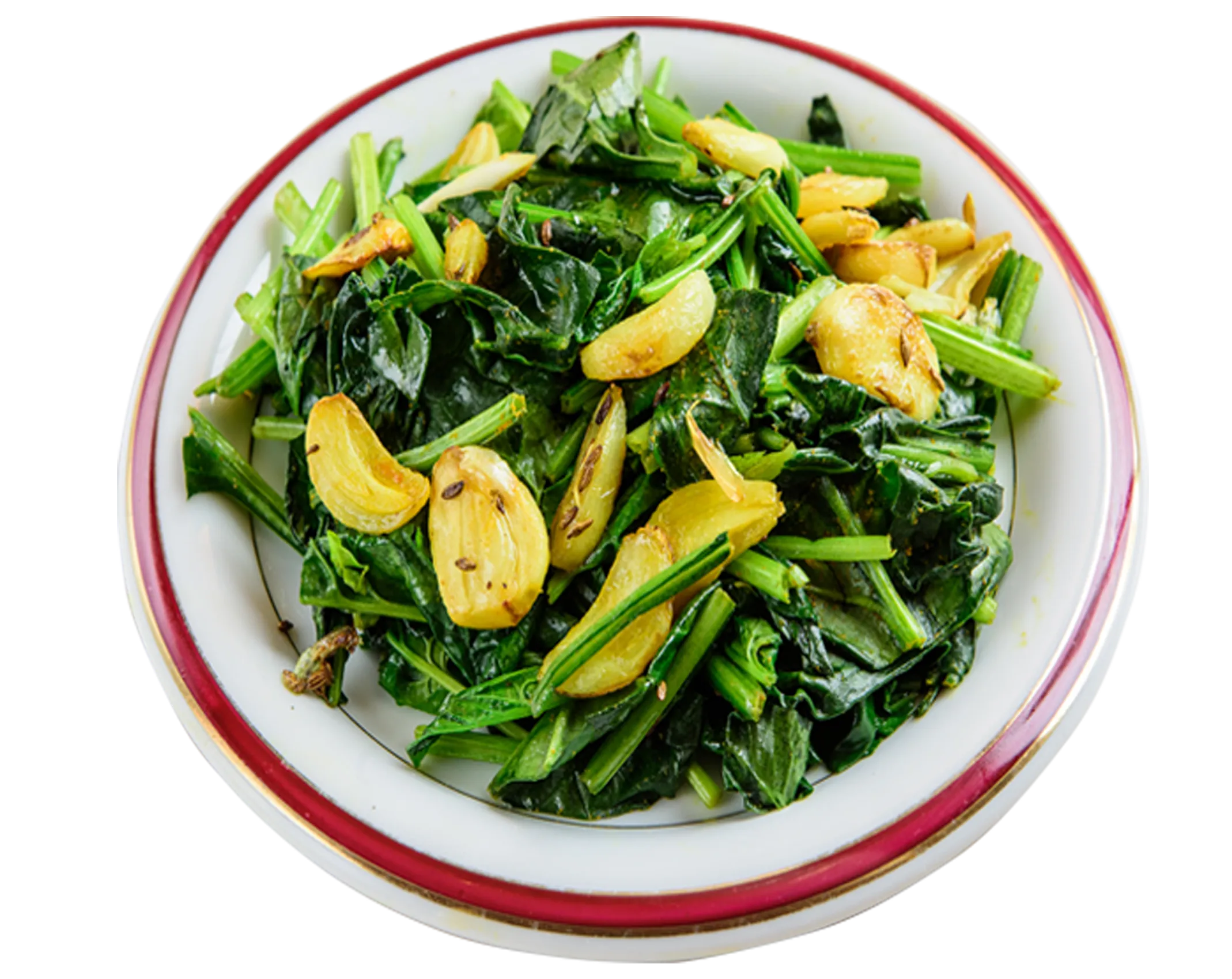 ほうれん草ガーリック炒め